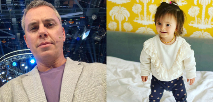 José Miguel Viñuela compartió tiernos registros del segundo cumpleaños de su hija Clara