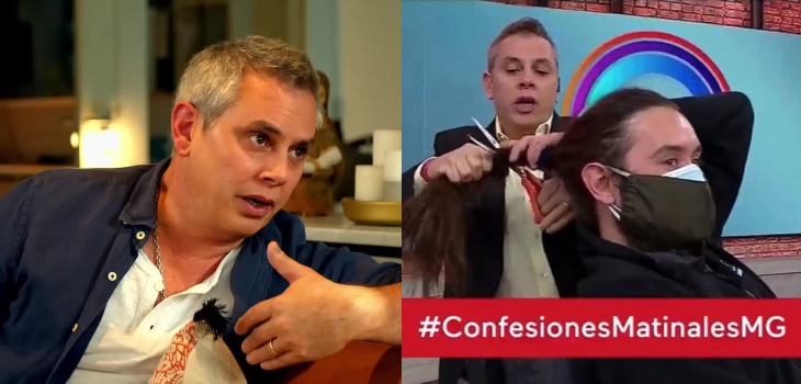 Viñuela recordó cuando le cortó el pelo a camarógrafo: 