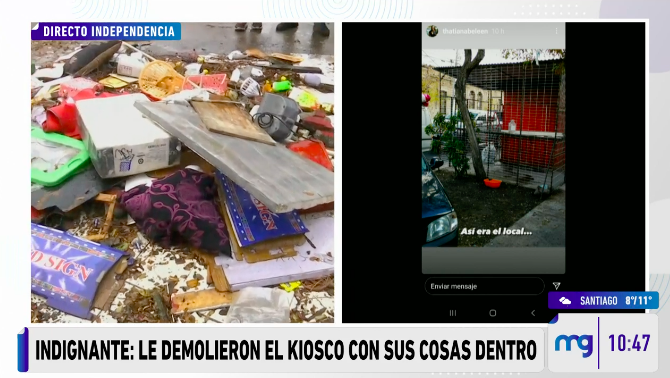 quiosco demolido independencia