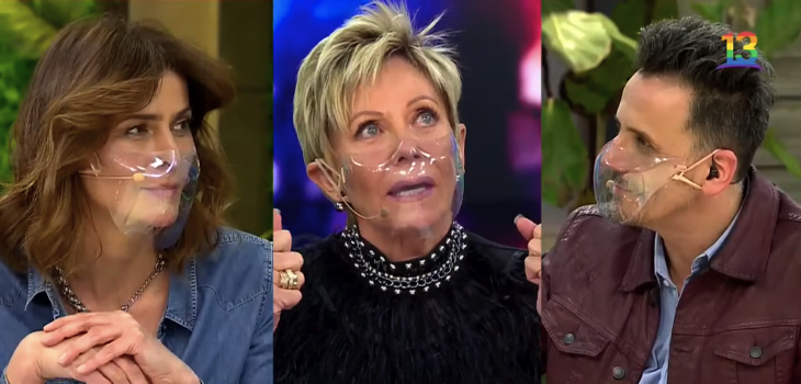 Raquel Argandoña no notó que seguía al aire y reaccionó con garabatos a pregunta en 'Bienvenidos'