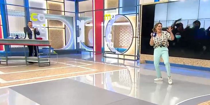 Monserrat Álvarez se desordenó al ritmo de ‘En una baldosa’ junto a JC Rodríguez: “Me encanta”