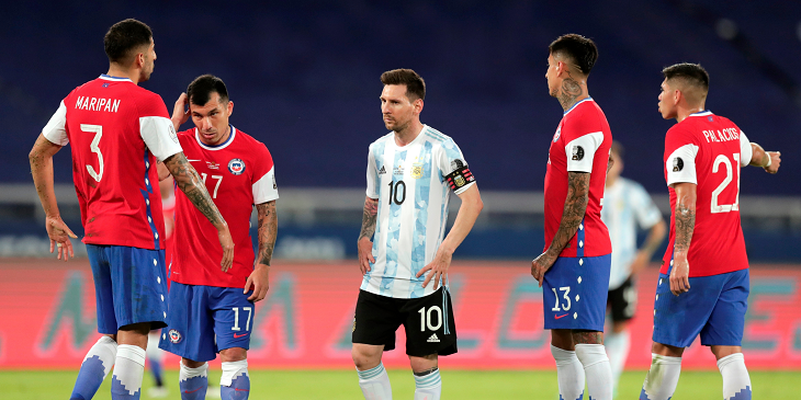 No se sacaron ventaja: los memes que generó el empate entre Chile y Argentina en Copa América