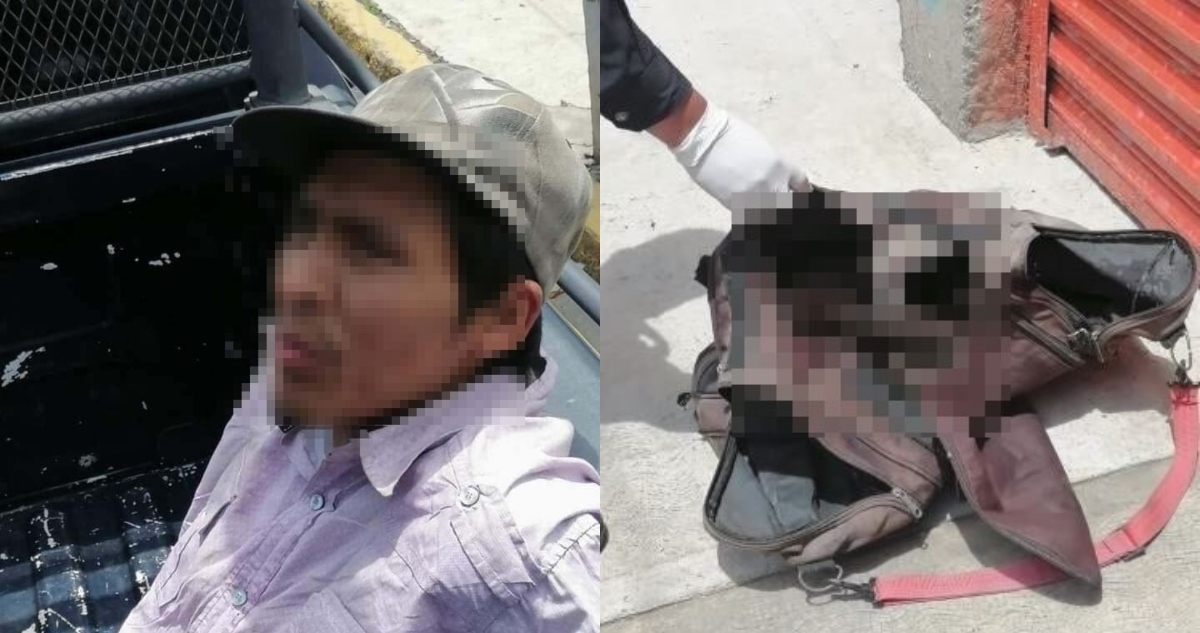Hombre llevaba una cabeza humana en su mochila: confesó aterrador crimen en México
