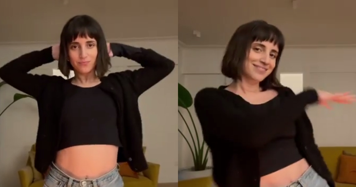 Camila Hirane cautivó a seguidores con baile en Instagram: se sumó a challenge de TikTok