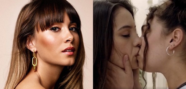 Aitana celebró que su canción aparezca en Edificio Corona con 