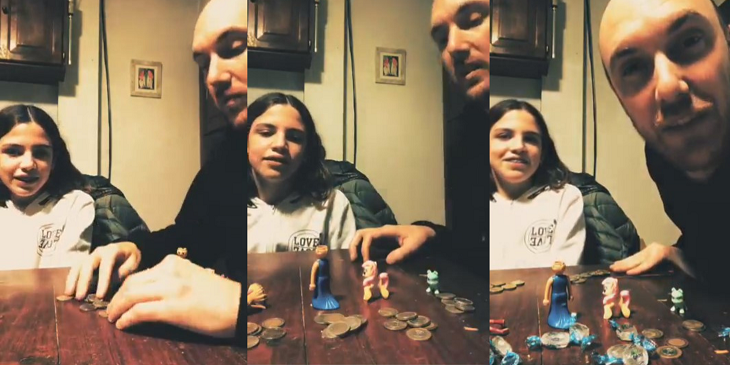 Con dulces y muñecos, tío explicó a su sobrina el drama de la inflación: aclaración se hizo viral