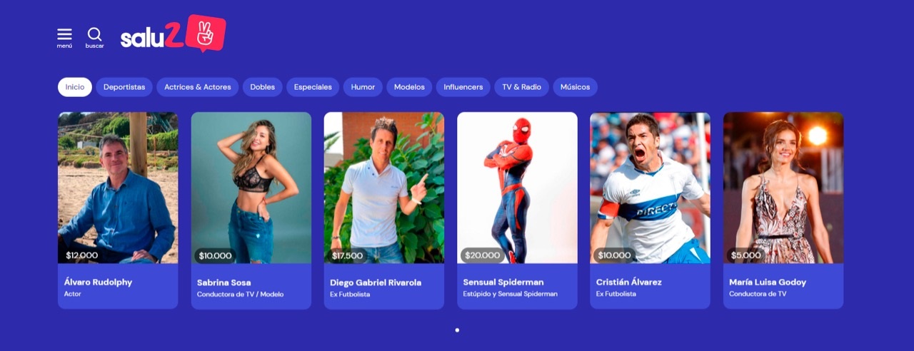 Salu2: el sitio que permite enviar un video personalizado de algún famoso para el día del padre