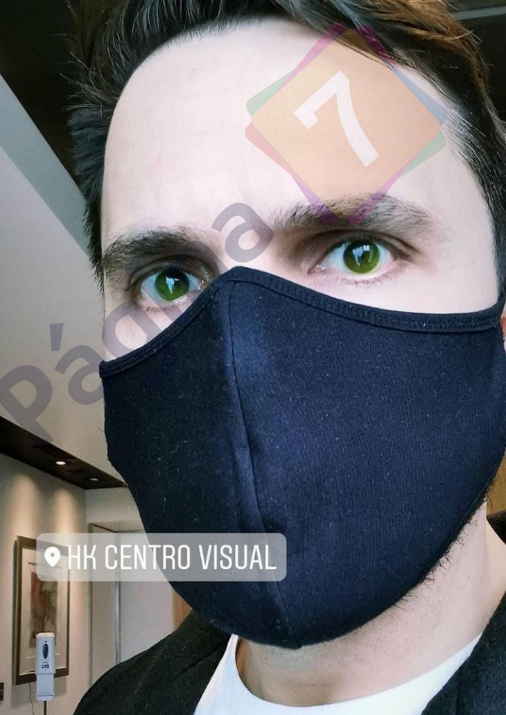 Alvaro Ballero y afección que padece en sus ojos