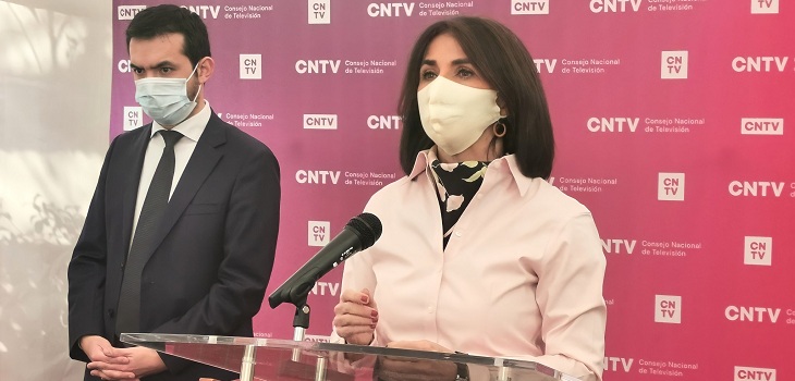 Presidenta del CNTV e inicio de la franja electoral de primarias: 