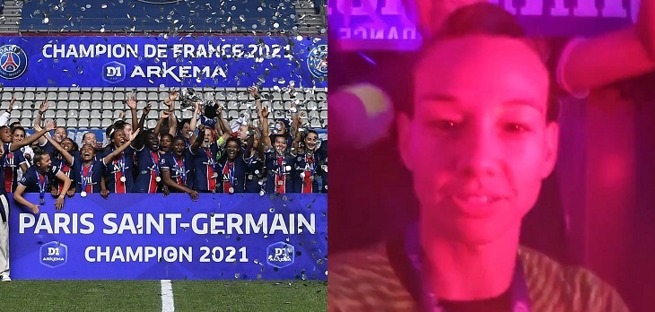 Christiane Endler se coronó campeona con el PSG y compartió registros de la desatada celebración