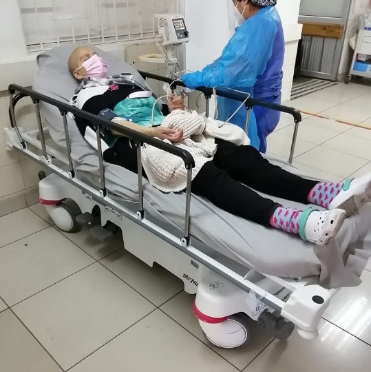 Mila Correa hospitalizada