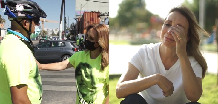 Relato de padre de ciclista fallecida quebró a Karen Doggenweiler en debut de 'Zona de Encuentro'