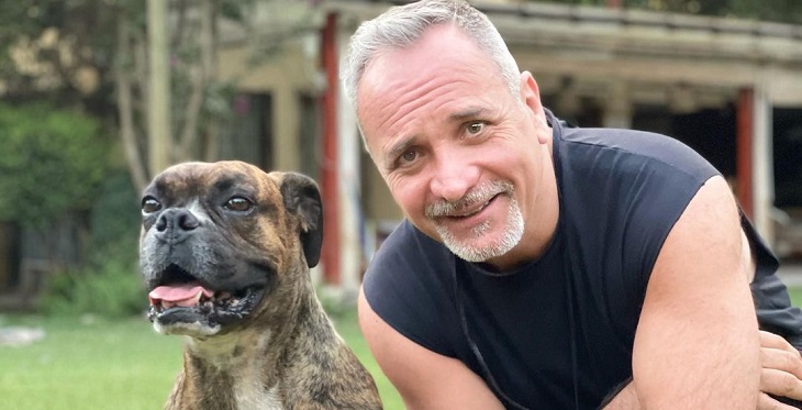 Luis Jara vivió emotivo encuentro con su perro Hulk: no lo veía hace tres meses