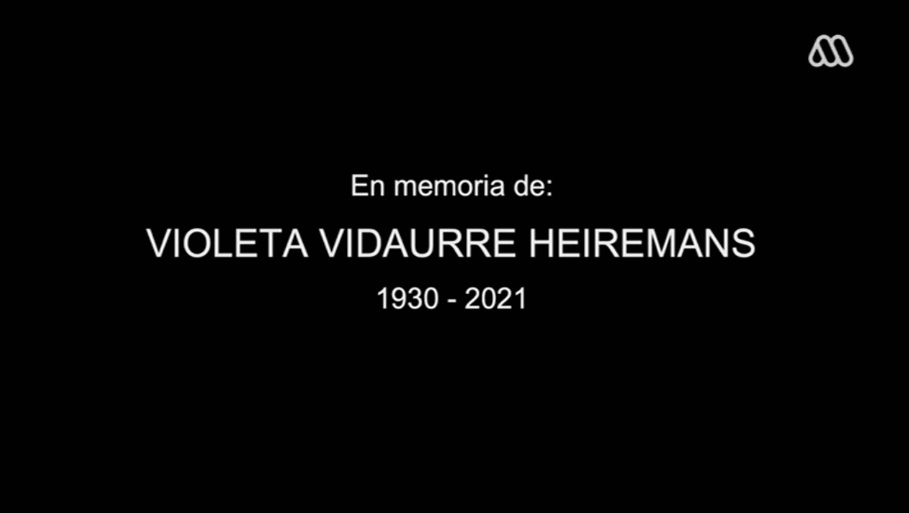 Homenaje Violeta Vidaurre