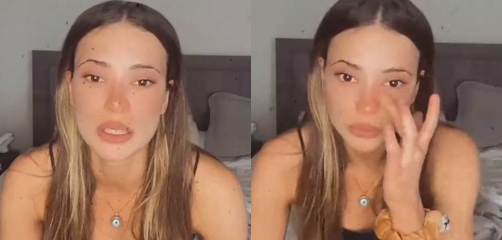 Julia Fernándes relató entre lágrimas que regresa a Brasil por complejo momento familiar