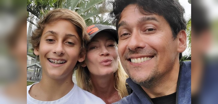 Hijo de Marcela Vacarezza y Rafa Araneda terminó estudios primarios en EEUU: graduación fue en auto