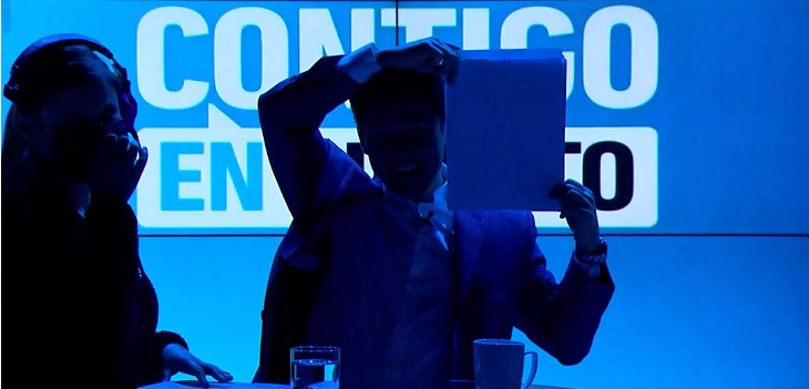 Toti Sichel vivió chascarro al cierre de Contigo en Directo: dibujo 