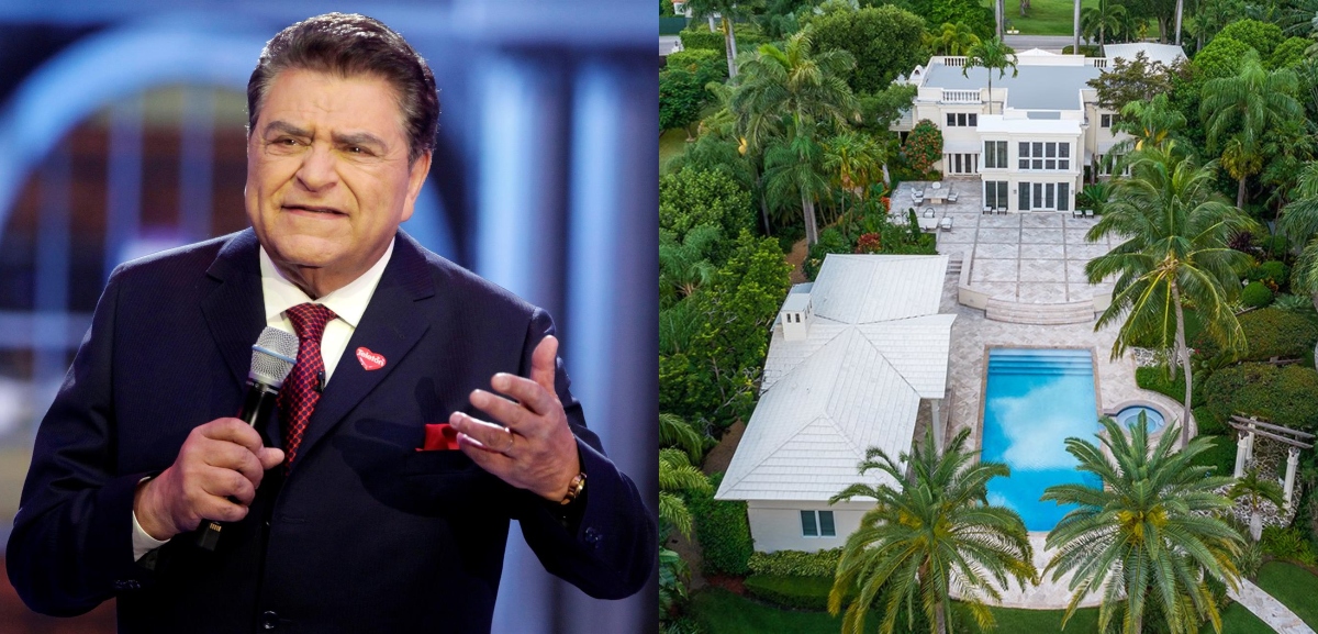 Será demolida: la mansión de Miami Beach que Don Francisco vendió en 24 millones de dólares