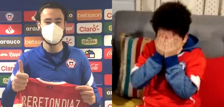 El emotivo gesto de Ben Brereton que sorprendió a un pequeño hincha de la Roja: 