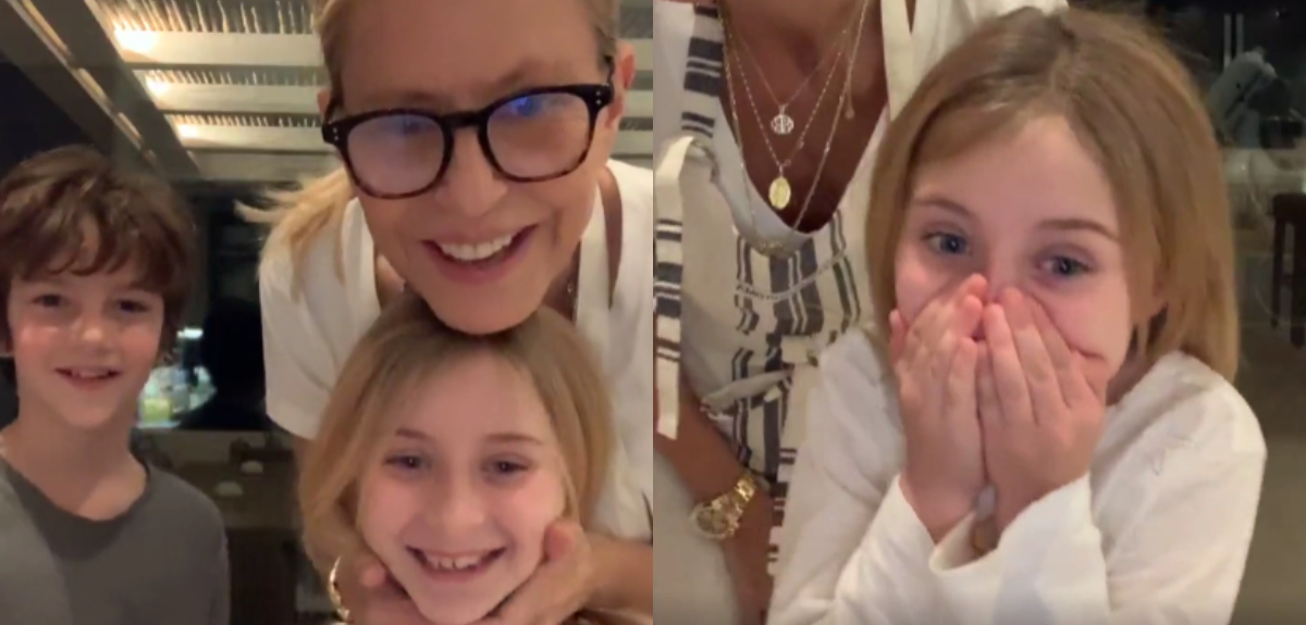 Cecilia Bolocco presentó a la pequeña Emilia, hija de Aníbal Sánchez, en divertido live de Instagram