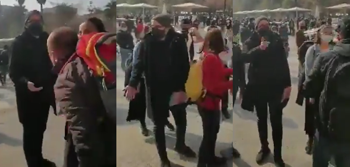 Giorgio Jackson fue duramente increpado en Plaza de Armas: 