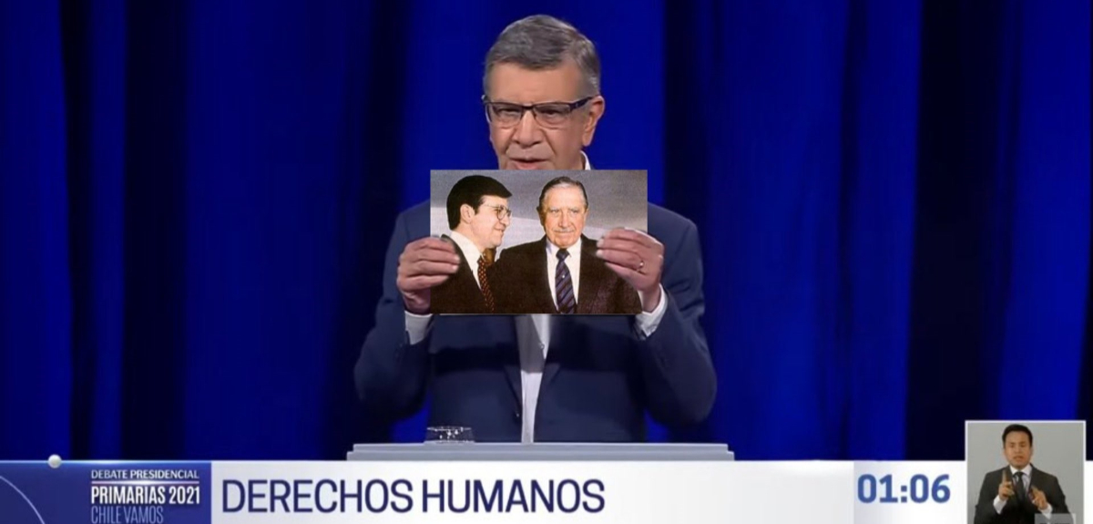 Las reacciones que dejó intervención de Joaquín Lavín tras mostrar fotos durante debate presidencial