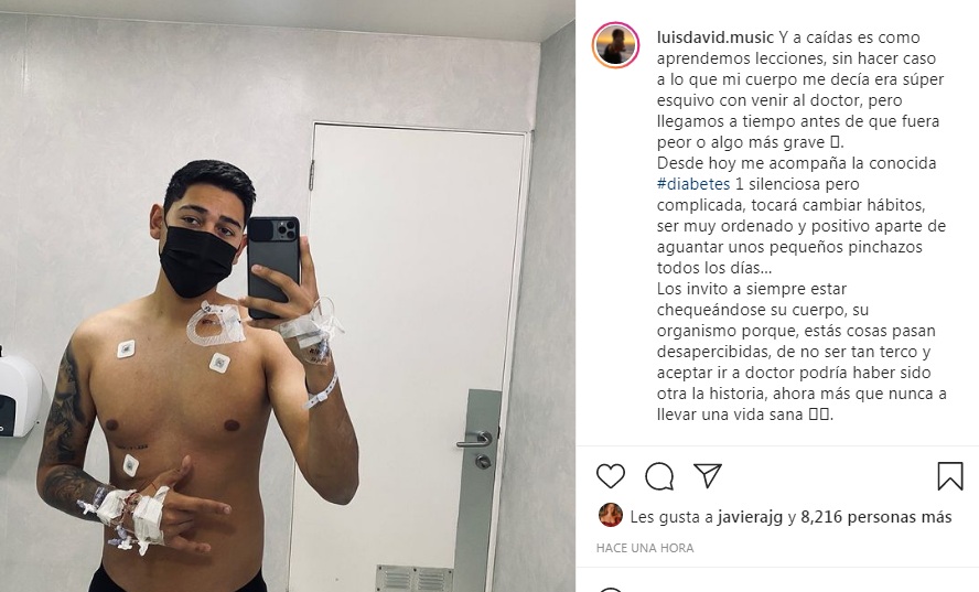 Luis David Rojo diabetes