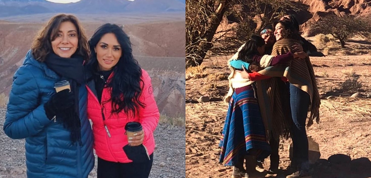 Pamela Diaz compartió video de espiritual experiencia que vivió con Carmen Gloria Arroyo en Atacama