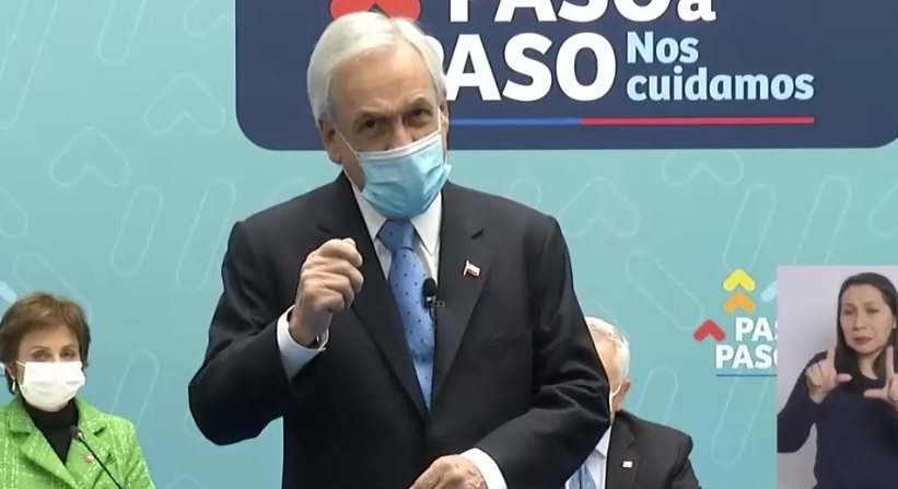 Presidente Piñera anunció que Chile tiene vacunas aseguradas para una eventual tercera dosis