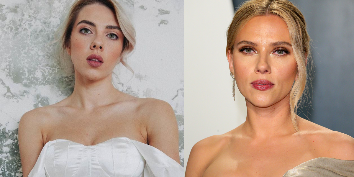 Influencer rusa se convierte en viral por su impactante parecido con Scarlett Johansson