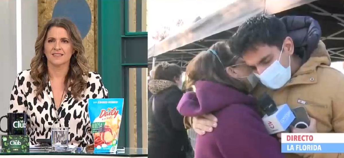 Viuda de extrabajador de CHV emocionó a JP Queraltó en pleno despacho: 