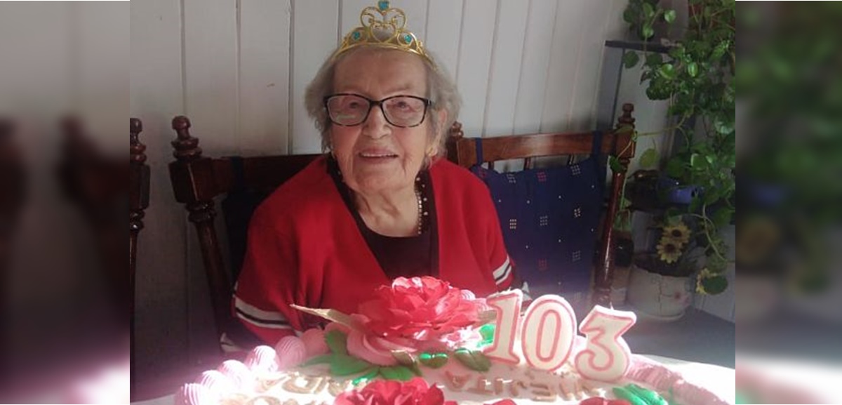 La increíble historia de mujer que a sus 103 años superó el COVID: “Por fortuna se había vacunado”
