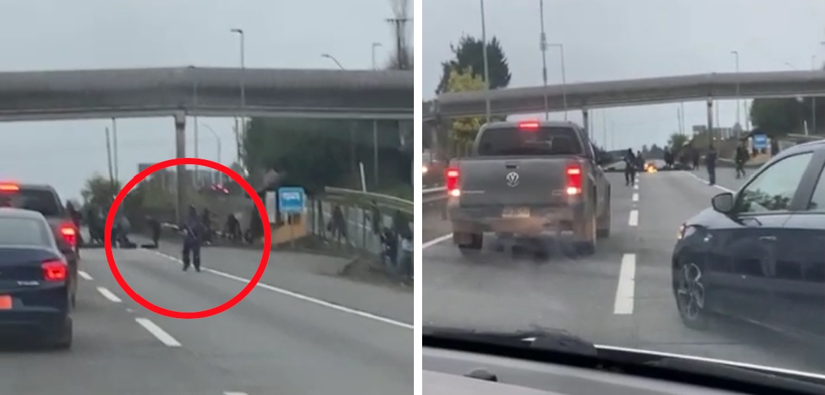 Familia vivió momentos de terror al enfrentar disparos de grupo armado en Ruta 5 cerca de Temuco