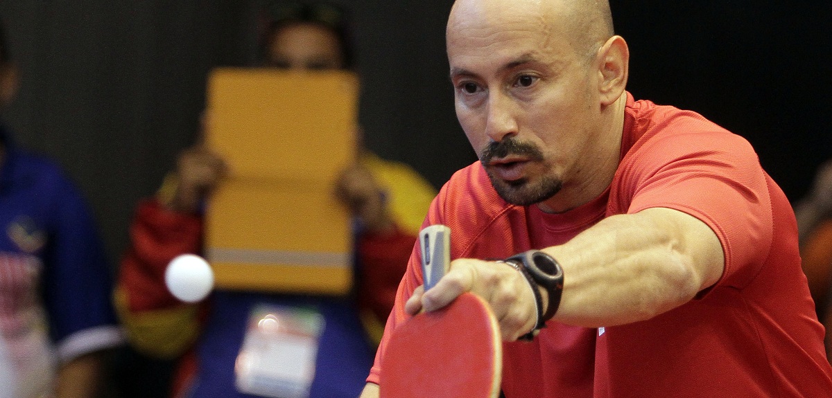 Cristián Dettoni venció al N°1 del mundo en su debut en el tenis de mesa de los Juegos Paralímpicos