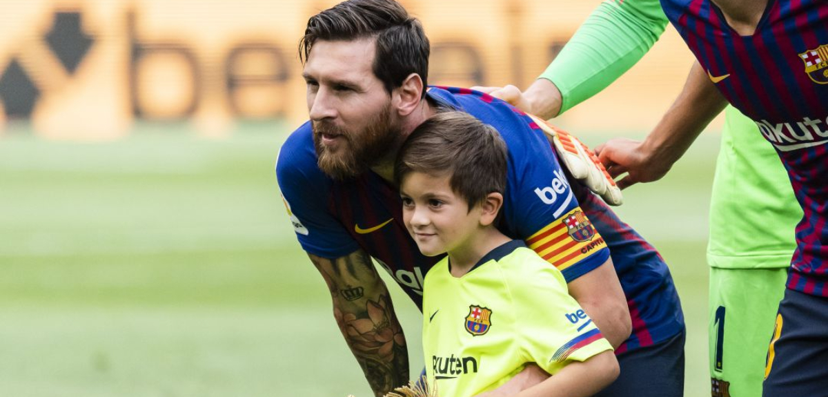 La graciosa respuesta del hijo mayor de Lionel Messi a un fanático que se burló de su padre