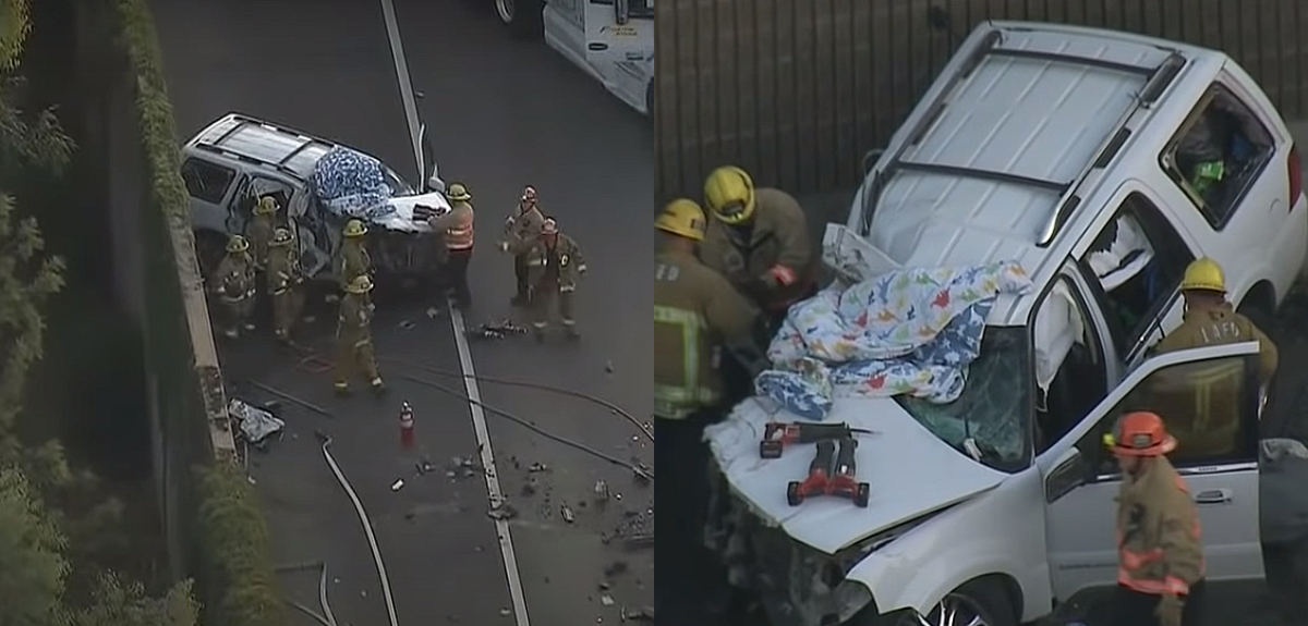 Hombre condujo intencionalmente contra el tránsito para asesinar a su familia: su esposa falleció