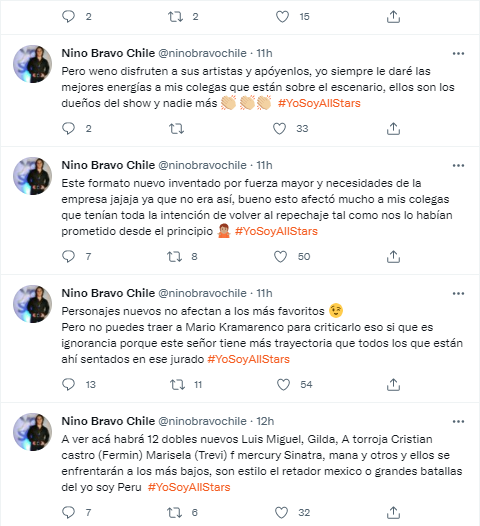 Imitador Nino Bravo | Twitter