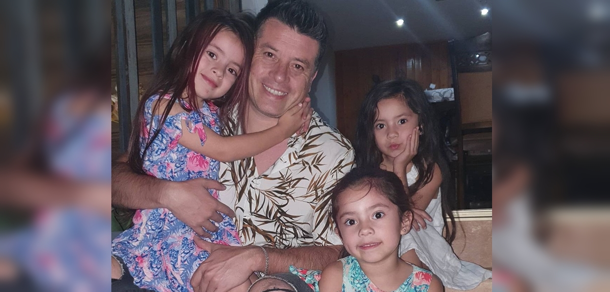 Leandro Martínez celebró el cumpleaños número 6 de sus trillizas y mostró cuánto han crecido