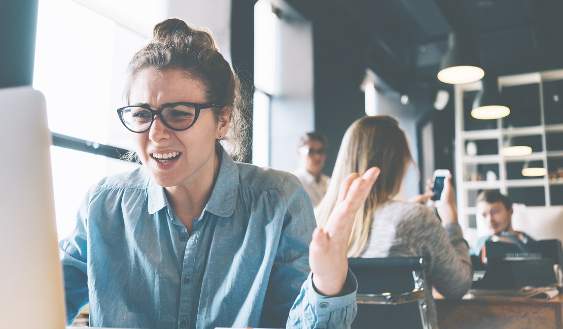 mal humor en el trabajo