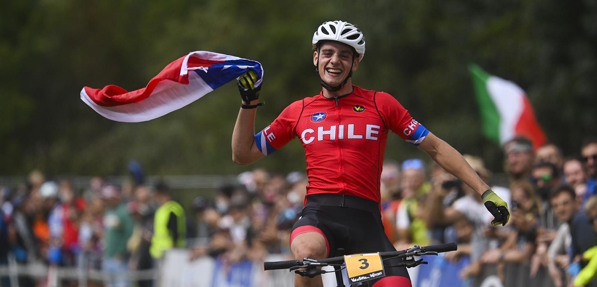 Martín Vidaurre se coronó como campeón del mundo de la sub23 en mountainbike