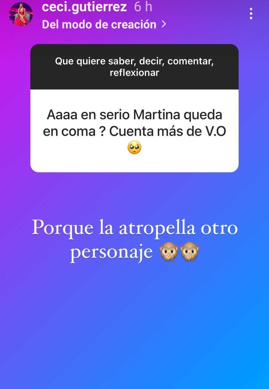 Captura | Instagram | Cecilia Gutiérrez