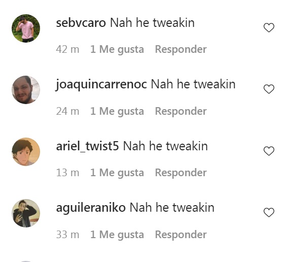 mensaje extraño instagram