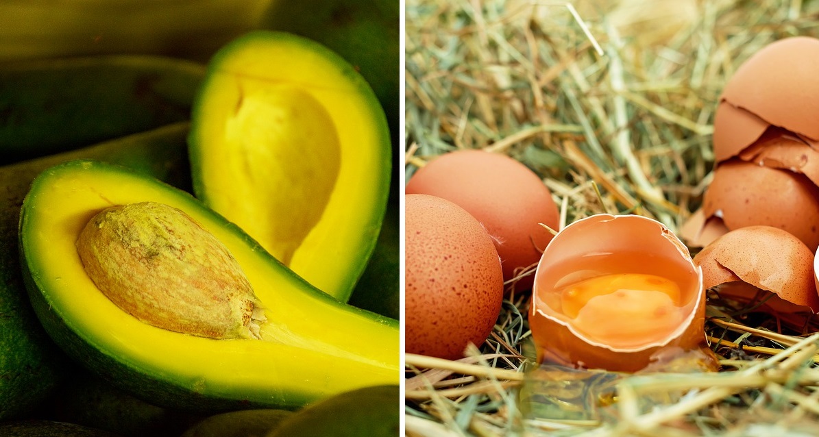 Palta y huevo para el pelo