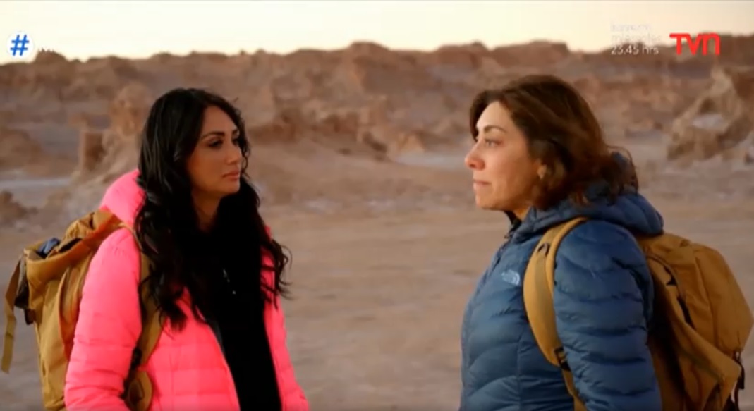 Pamela Díaz y Carmel Gloria Arroyo