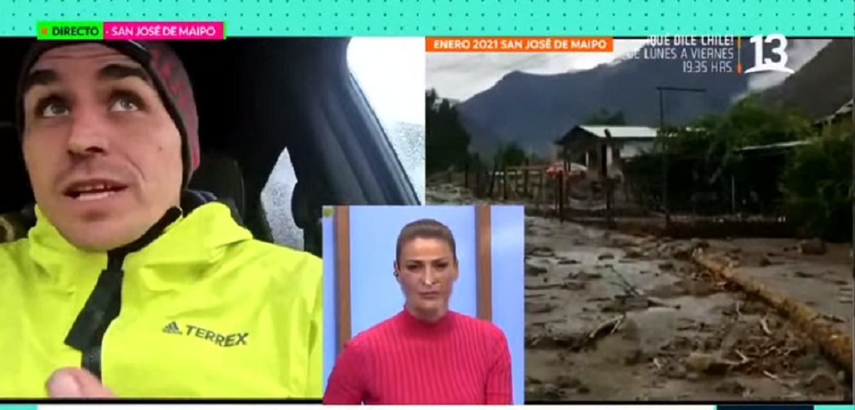 Pangal Andrade y posibles aluviones en San José de Maipo por sistema frontal: 