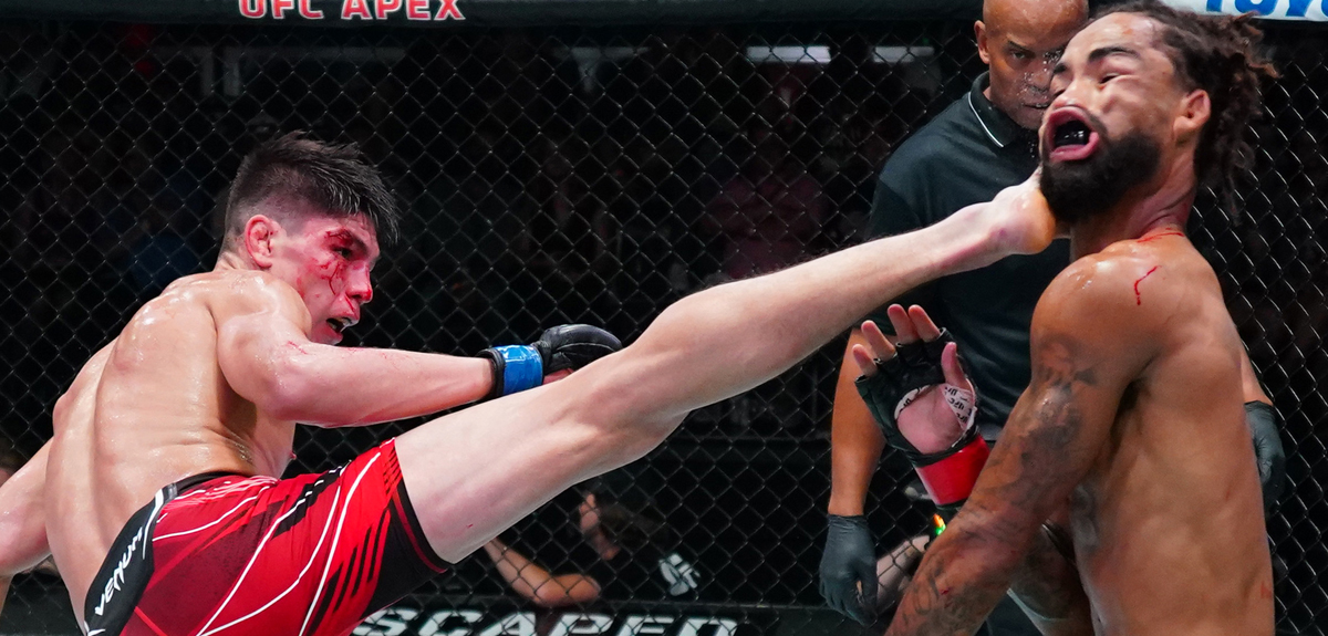 Ignacio Bahamondes tras su triunfo en la UFC: 