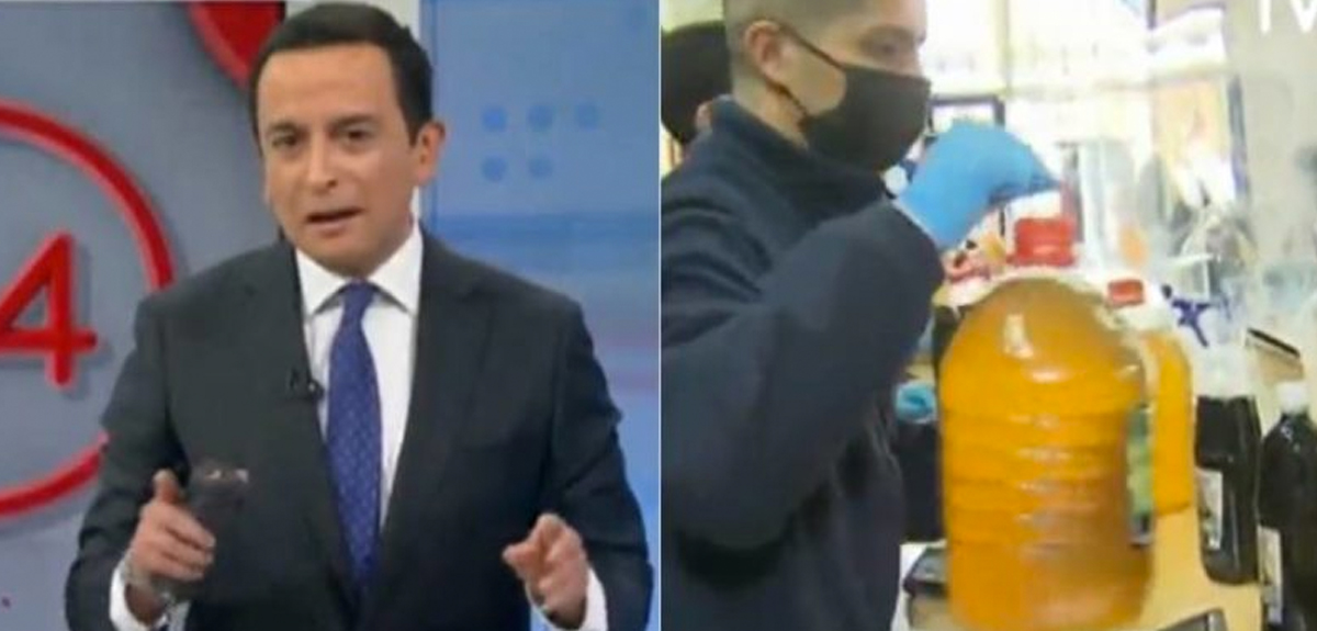 Periodista de TVN protagonizó particular cierre de despacho en vivo: improvisó una paya