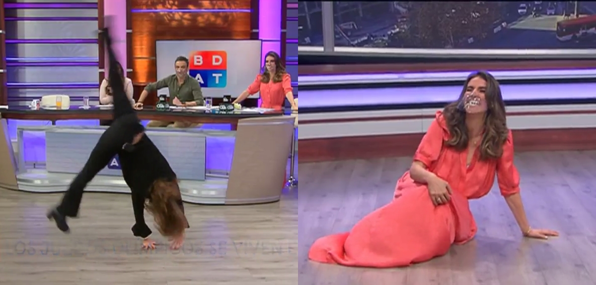 Claudia Perelman se lució con pirueta en BDAT: María Luisa quiso imitarla pero vestido se lo impidió
