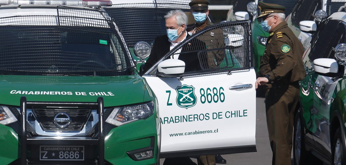 Piñera anunció compra de más 600 vehículos para fortalecer 