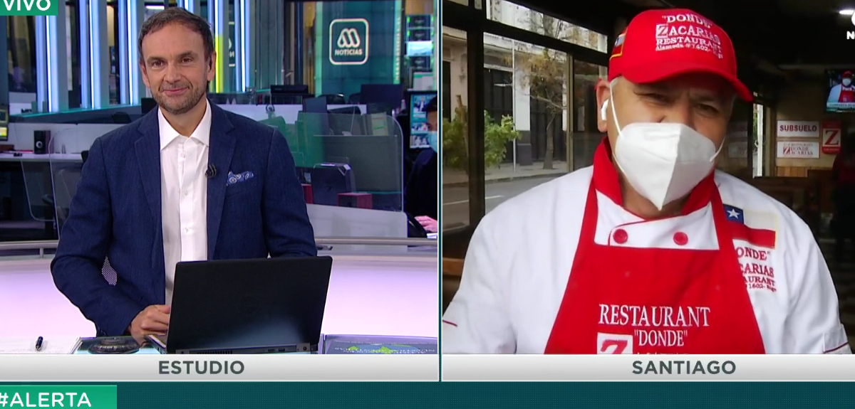Conocido restorán de Santiago sorprendió a Rodrigo Sepúlveda con un particular reconocimiento